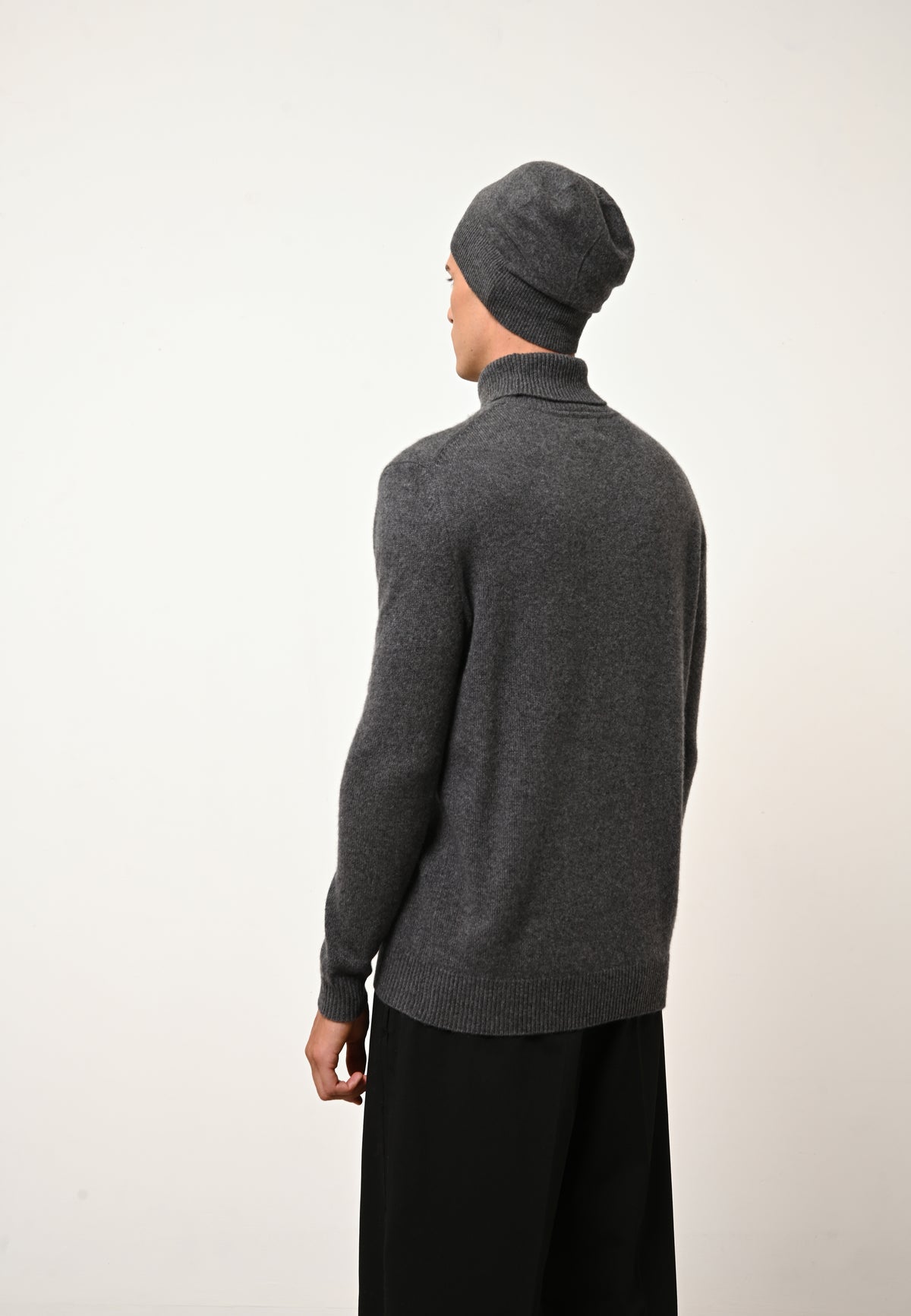 Bonnet Ginger - 100% Cachemire 2 Fils - Anthracite Chiné - Mixte