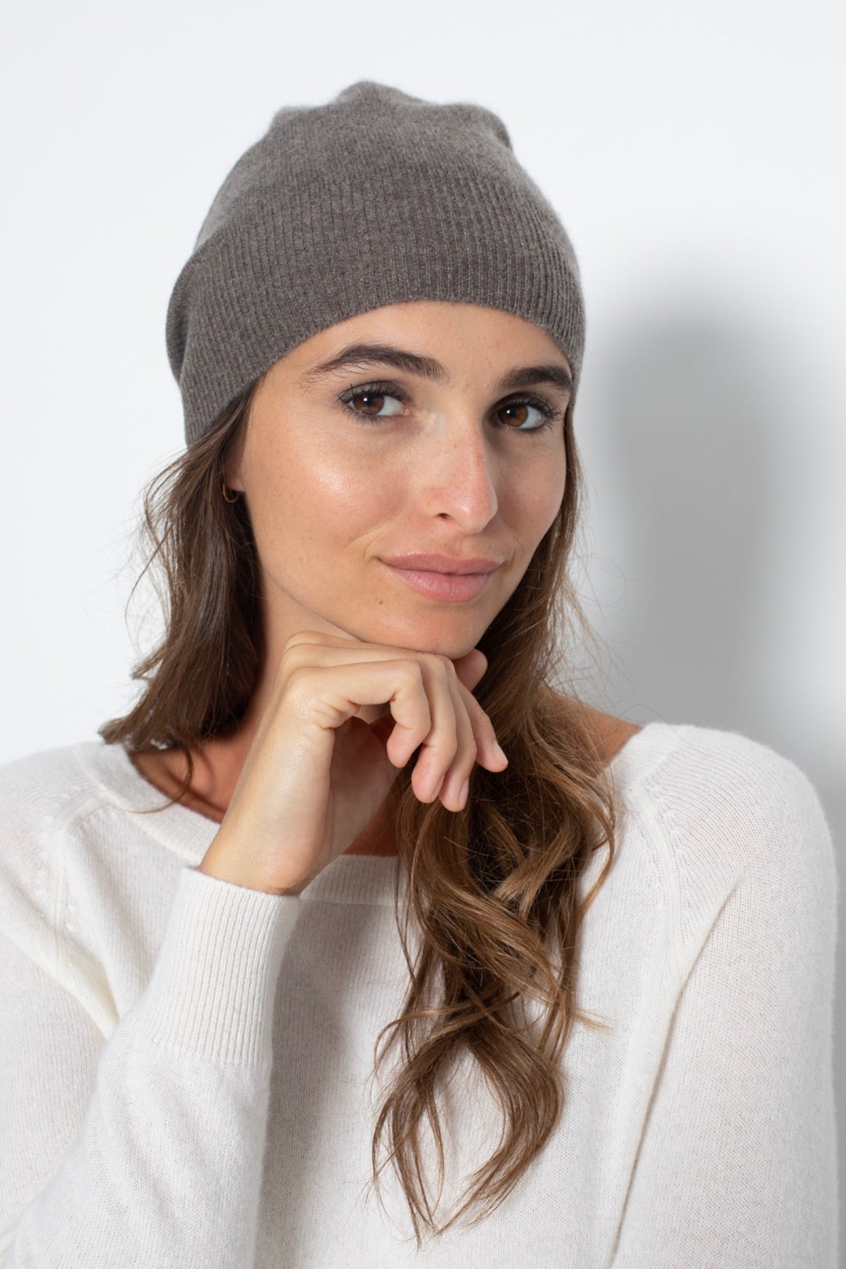Beanie - Ginger - Marl Taupe