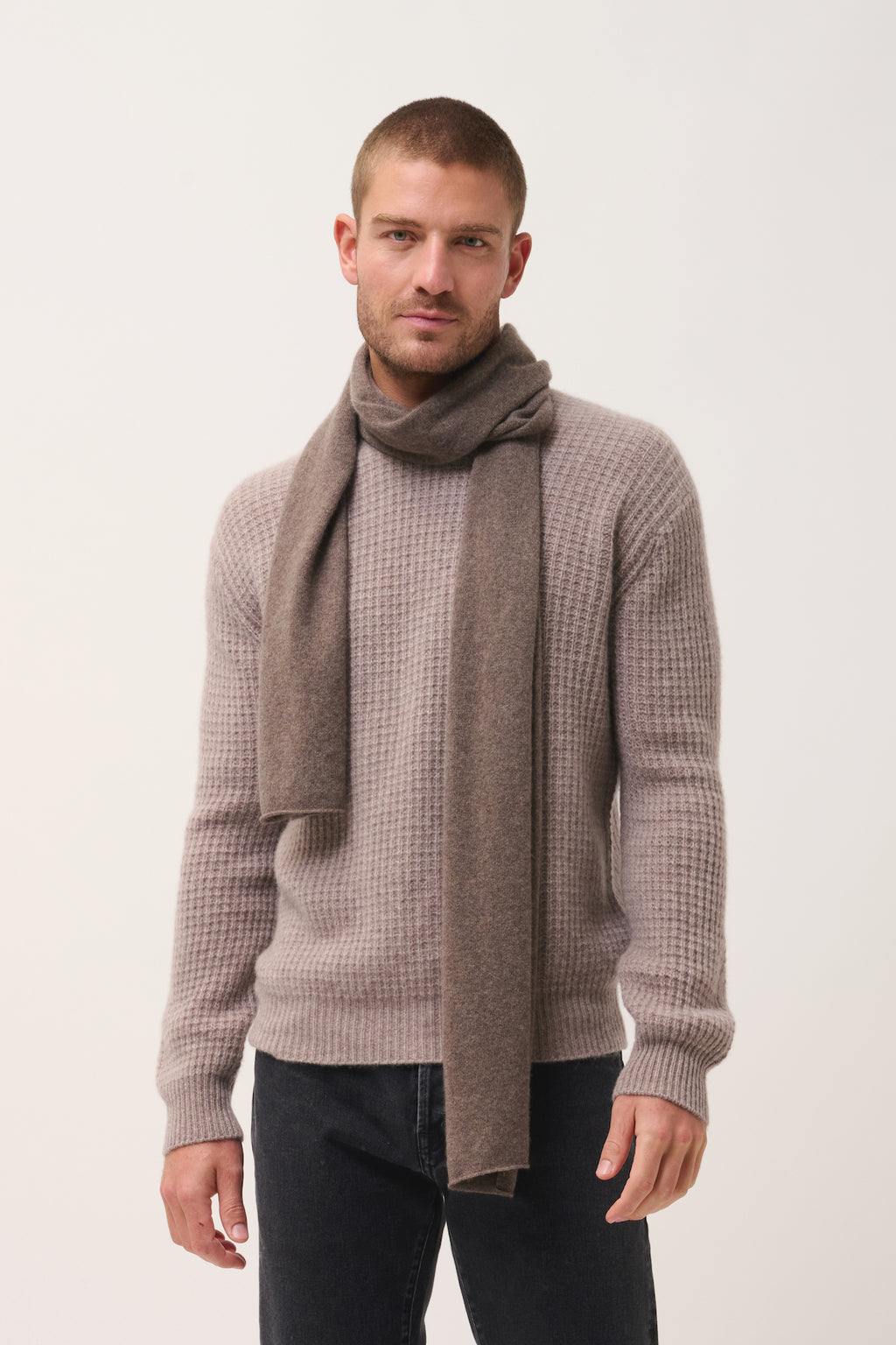 Scarf - Spencer - Mottled Taupe