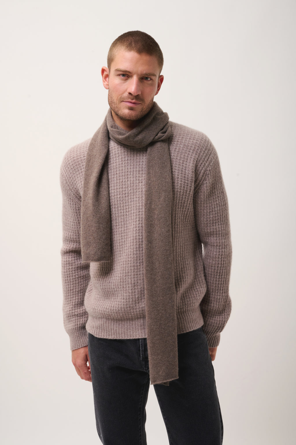 Scarf - Spencer - Mottled Taupe
