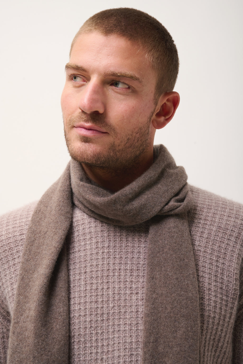 Scarf - Spencer - Mottled Taupe