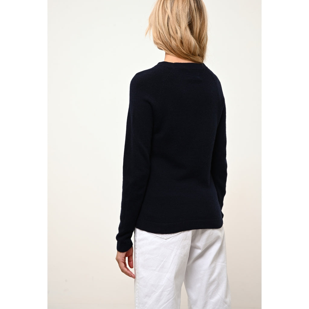 Round-Neck Jumper - Jane - Navy