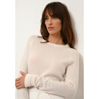 Crew Neck Jumper - Jane - Ivory