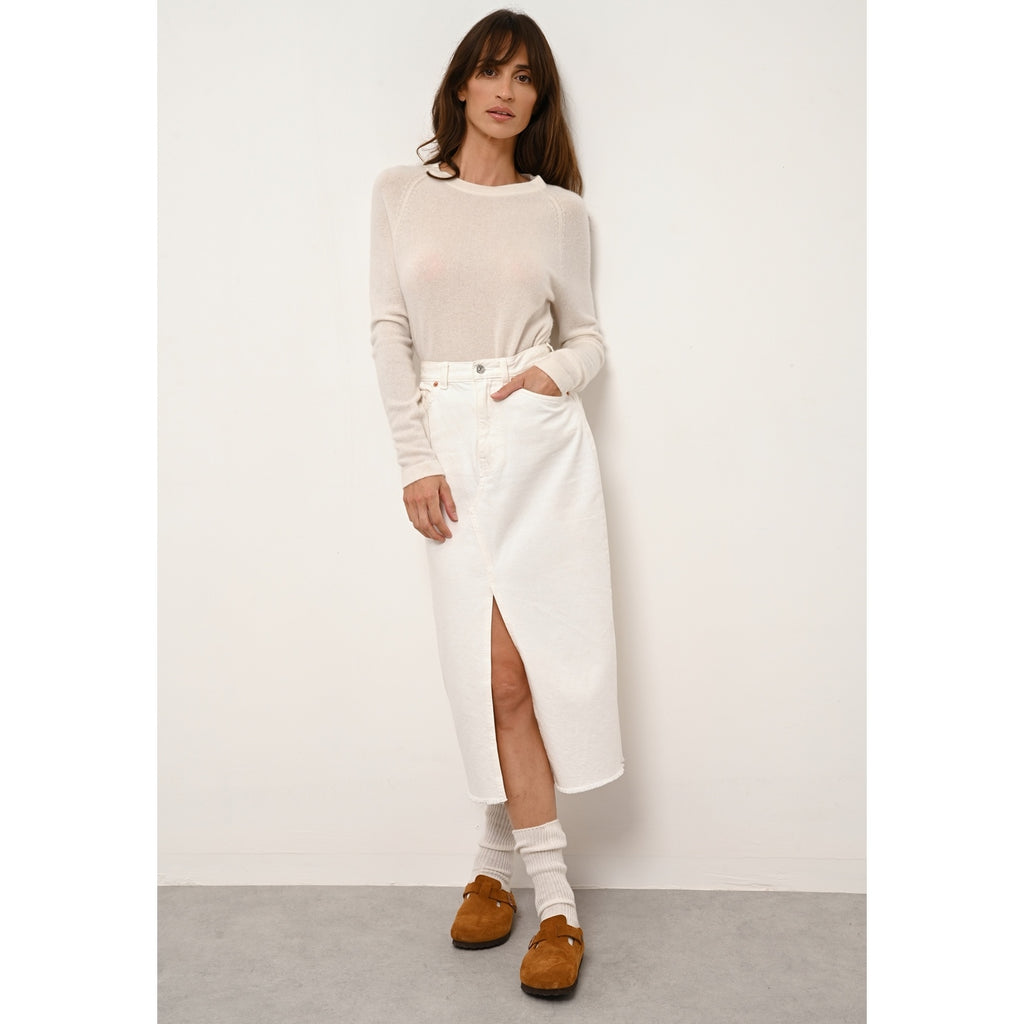 Crew Neck Jumper - Jane - Ivory