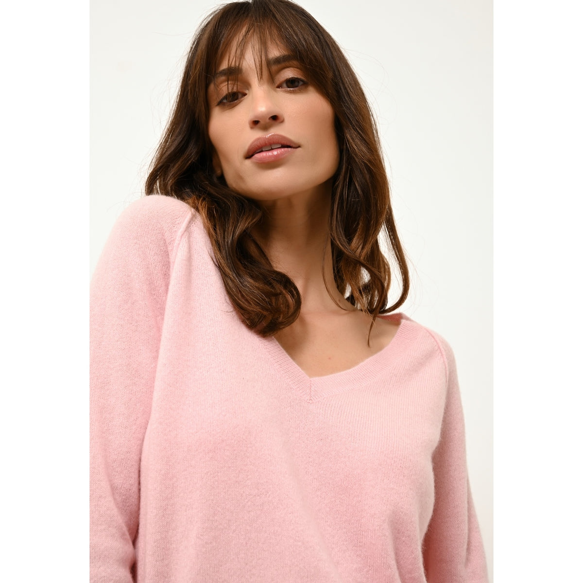 V-Neck Jumper - Phoebe - Ballerina