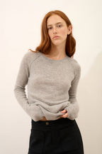 Jersey Cuello Redondo - Helen - Heather Cloud