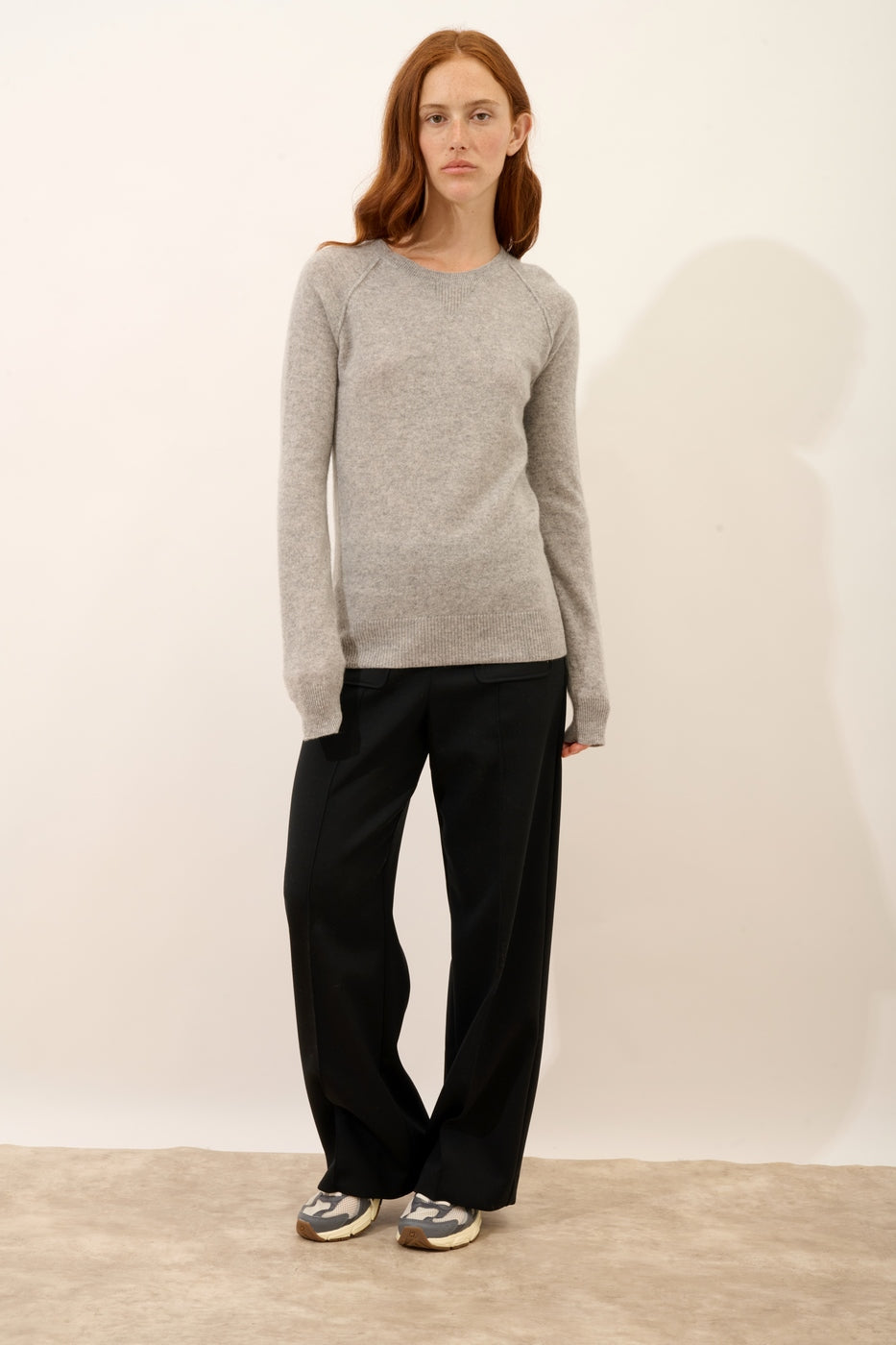 Jersey Cuello Redondo - Helen - Heather Cloud