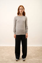 Jersey Cuello Redondo - Helen - Heather Cloud