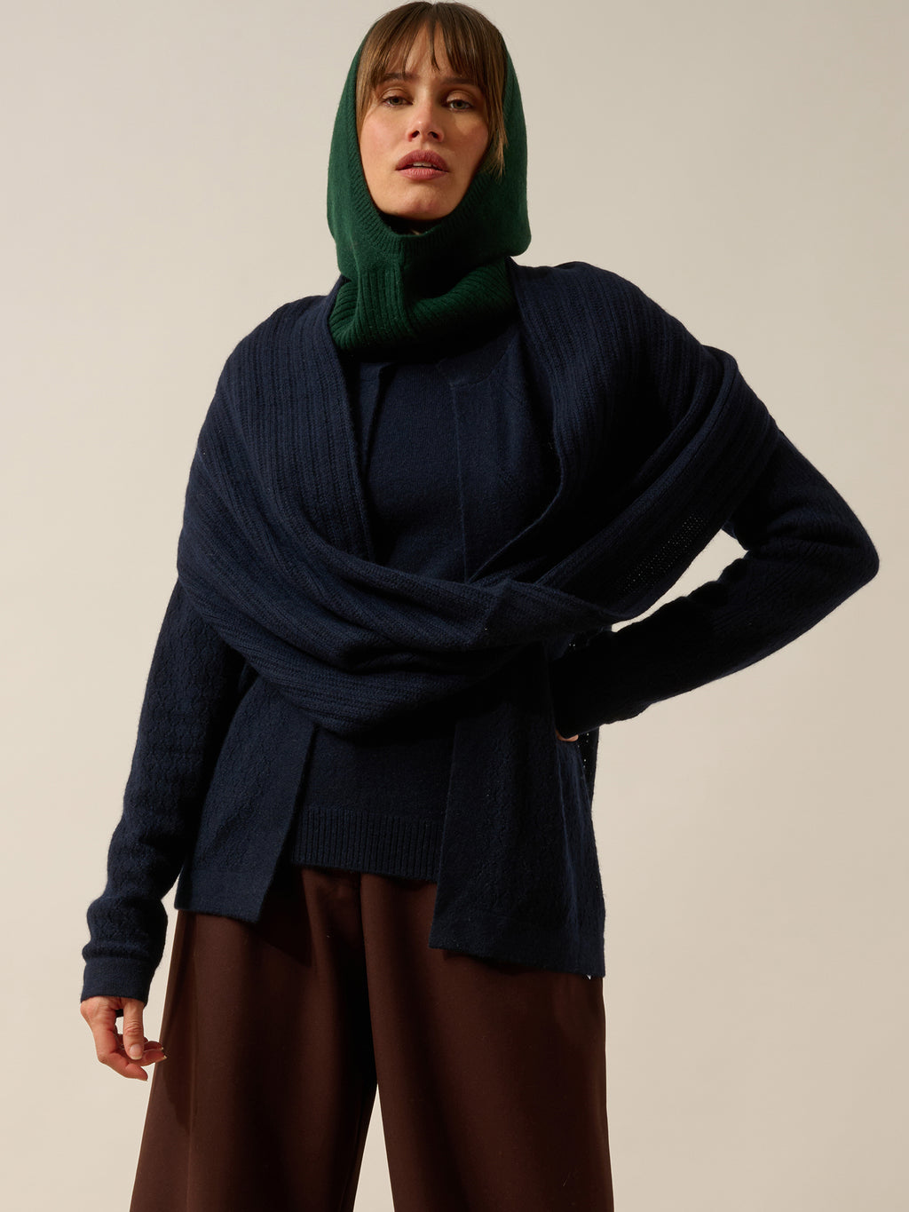 4-Ply Neck Warmer - Hutton - Navy