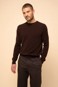 Pull Col Rond - Howard - Choco