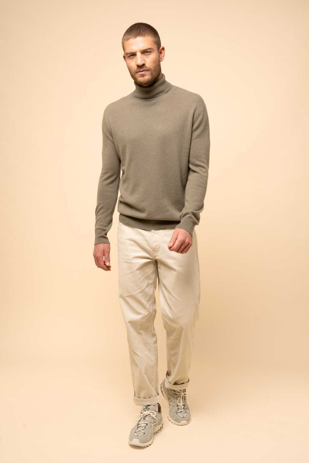 Pull Col Roulé - Connor - Army