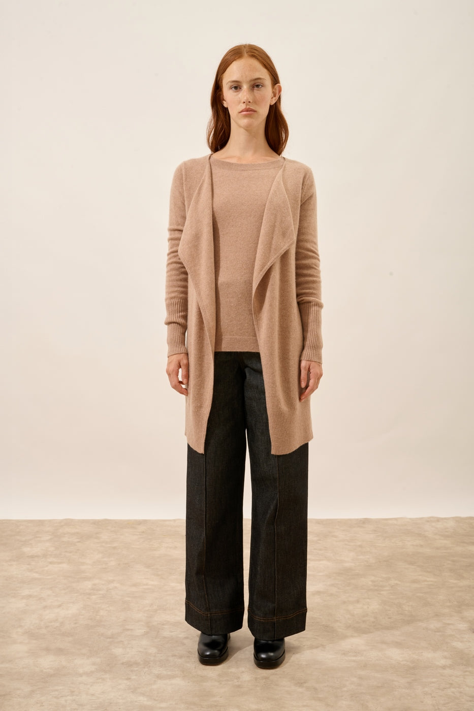 Long Jacket - Brooke - Camel Marl