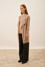 Long Jacket - Brooke - Camel Marl