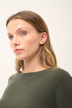 Boat-Neck Jumper - Grace - Khaki