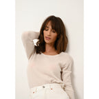 Boat-Neck Jumper - Fiona - Ivory