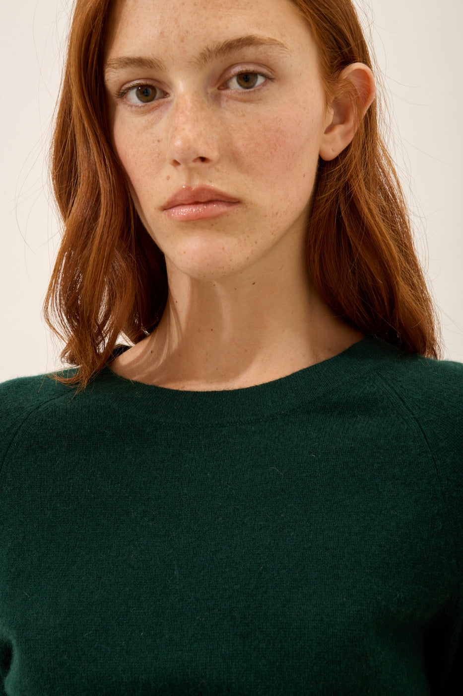 Crew-Neck Jumper - Jane - Cypress