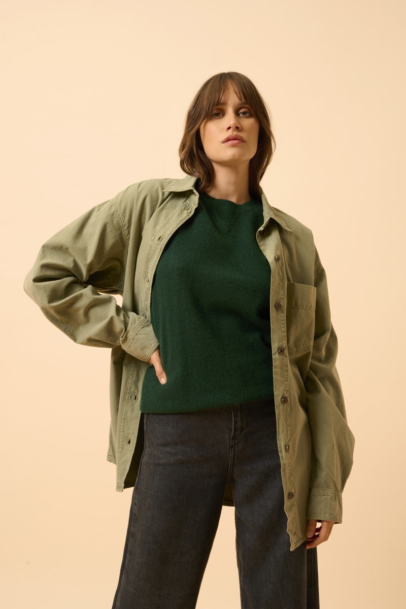 Round-Neck Jumper - Helen - Cypress
