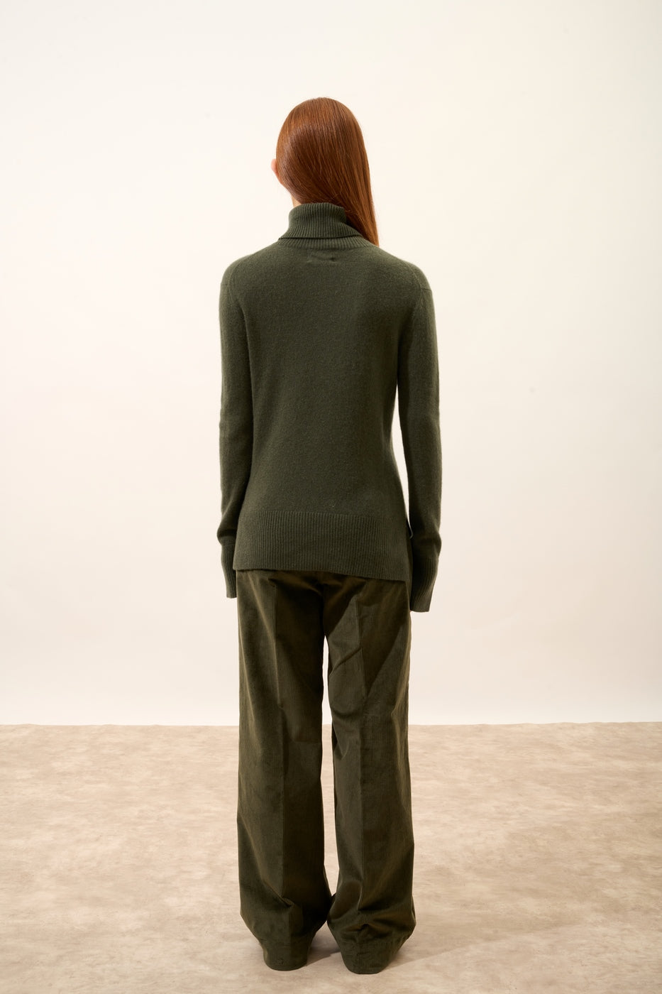 Pull Col Roulé - Lexie - Kaki
