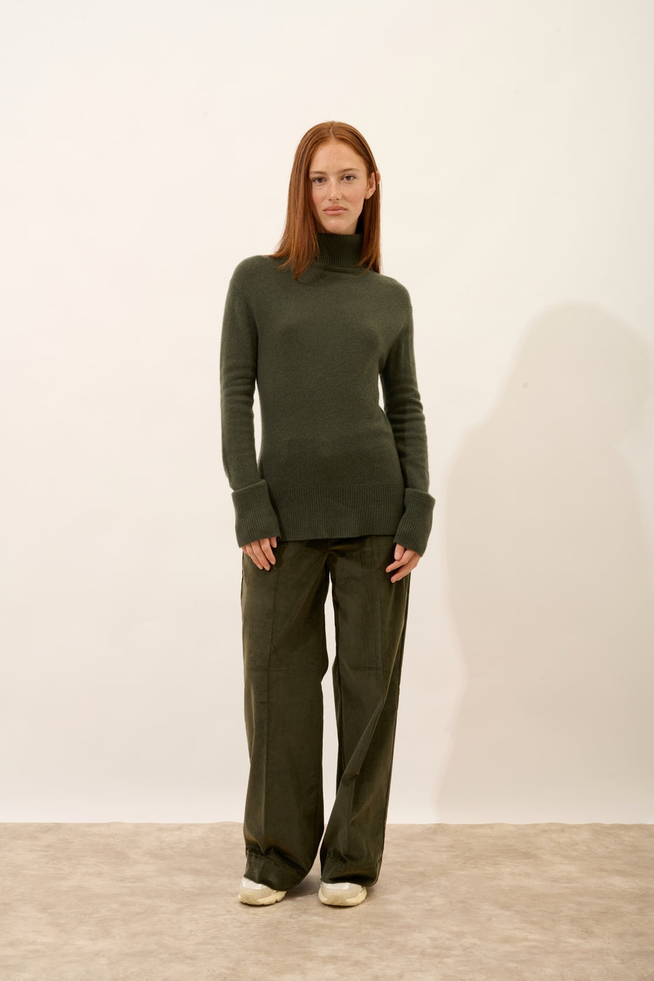 Pull Col Roulé - Lexie - Kaki