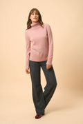Pull Col Roulé - Lexie - Bois De Rose