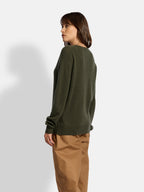 Pull Col V - Nora - Kaki