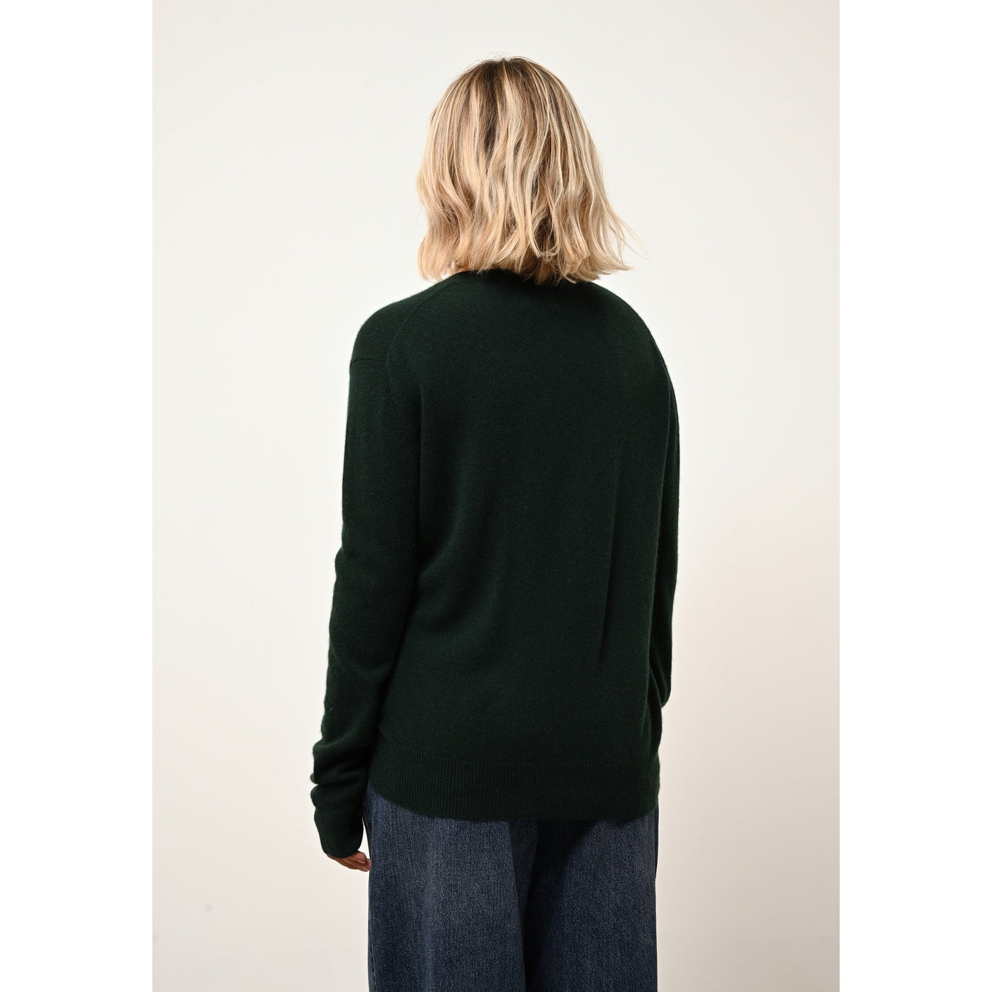 V-Neck Jumper - Nora - Cypress