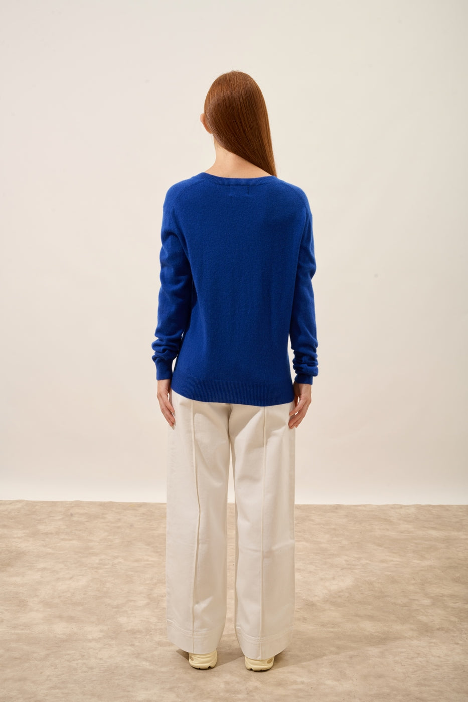 Pull Col V - Nora - Outremer
