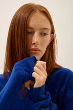 V-Neck Jumper - Nora - Ultramarine