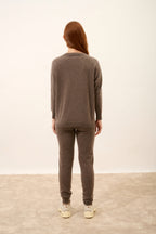 Jersey Corte Murciélago - Rebecca - Taupe Chiné