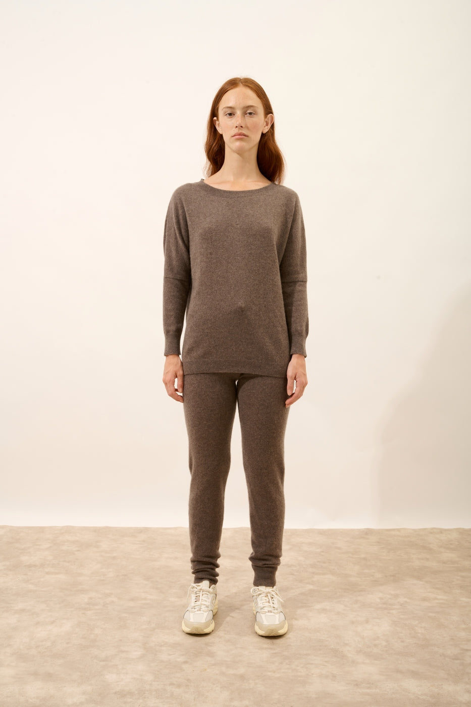 Jersey Corte Murciélago - Rebecca - Taupe Chiné