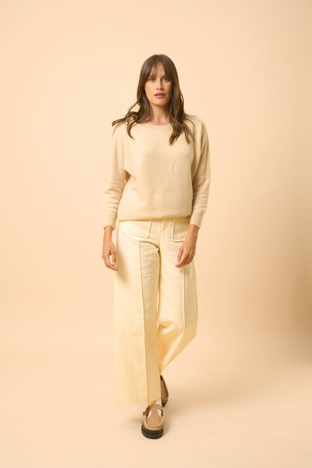 Pull Chauve Souris - Rebecca - Sable