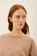 Batwing Jumper - Rebecca - Marl Camel