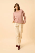 Pull Chauve Souris - Rebecca - Bois De Rose