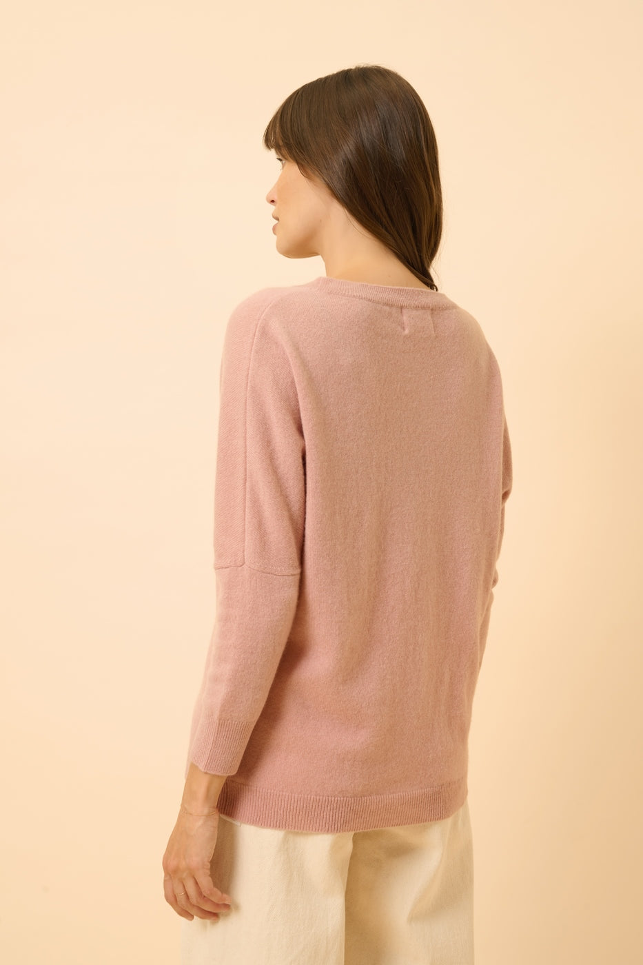 Pull Chauve Souris - Rebecca - Bois De Rose