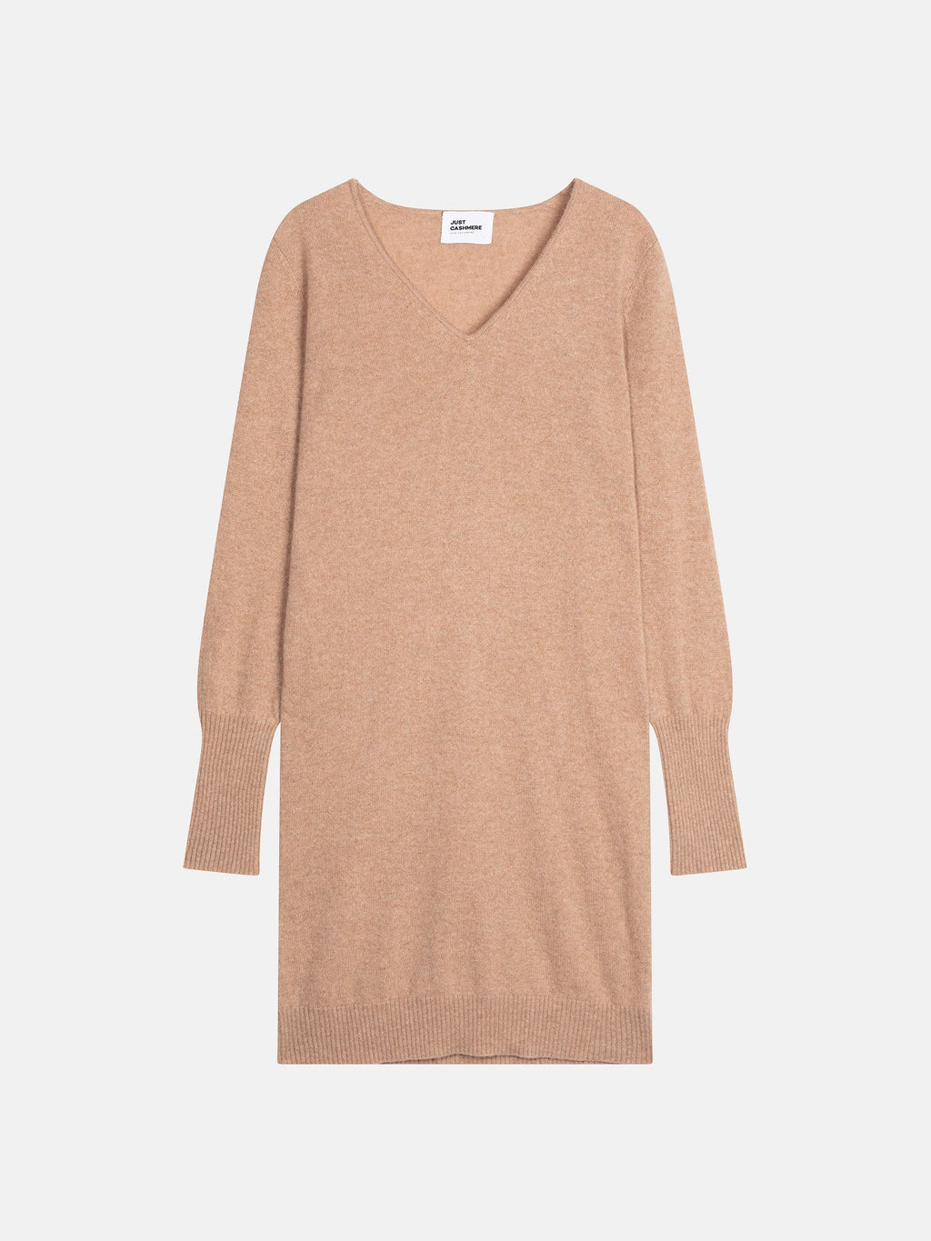 Robe Col Rond - Susan - Camel Chiné