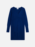 Robe Col V - Tracy - Outremer