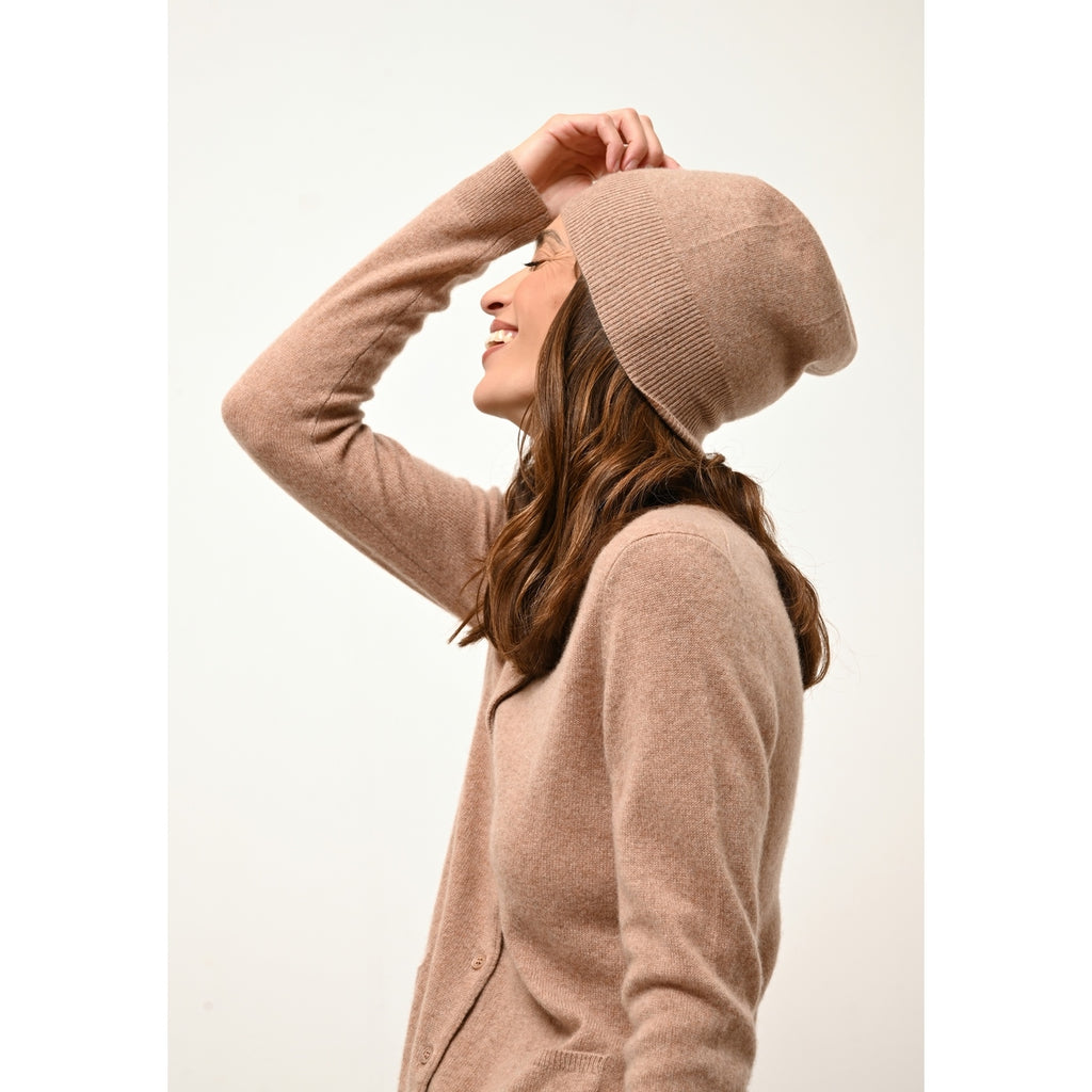 Beanie - Ginger - Mottled Camel