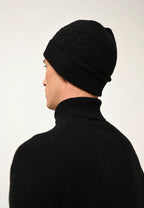 4-Ply Beanie - Cleo - Black