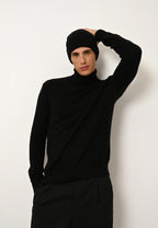 4-Ply Beanie - Cleo - Black