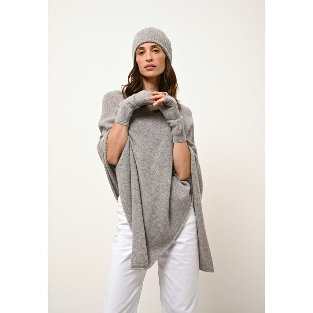 4-Ply Beanie - Cleo - Mottled Cloud