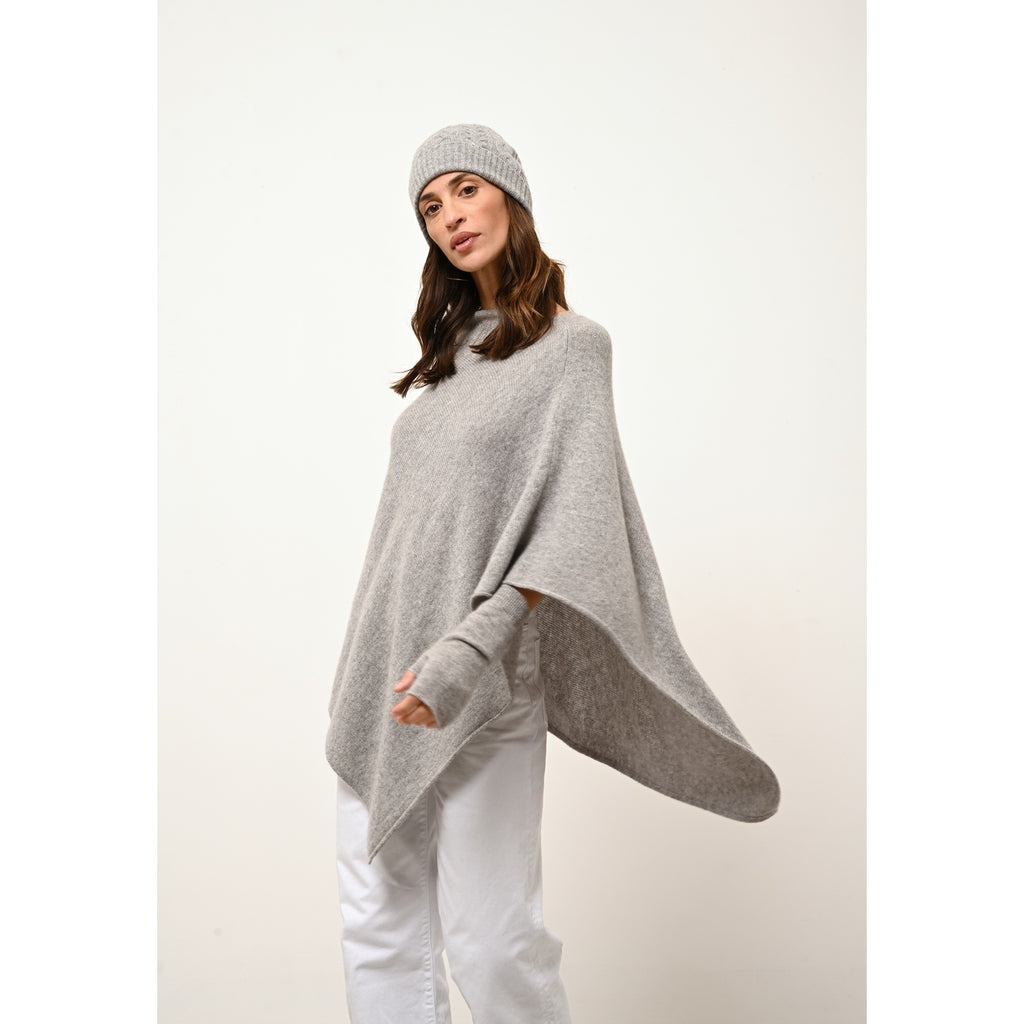 4-Ply Beanie - Cleo - Mottled Cloud