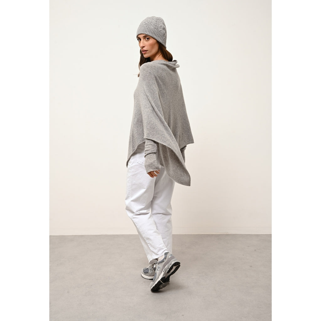 4-Ply Beanie - Cleo - Mottled Cloud
