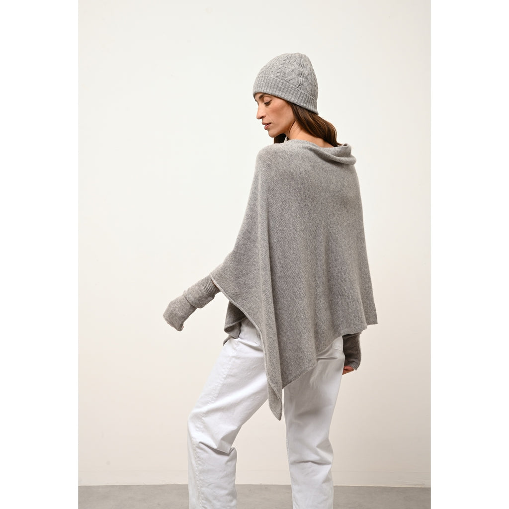 4-Ply Beanie - Cleo - Mottled Cloud