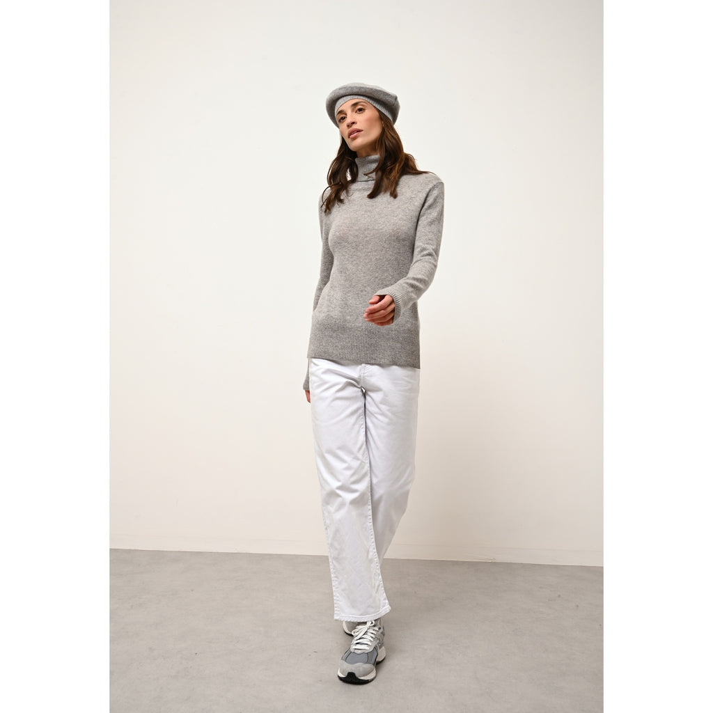 4-Ply Beret - Paris - Mottled Cloud
