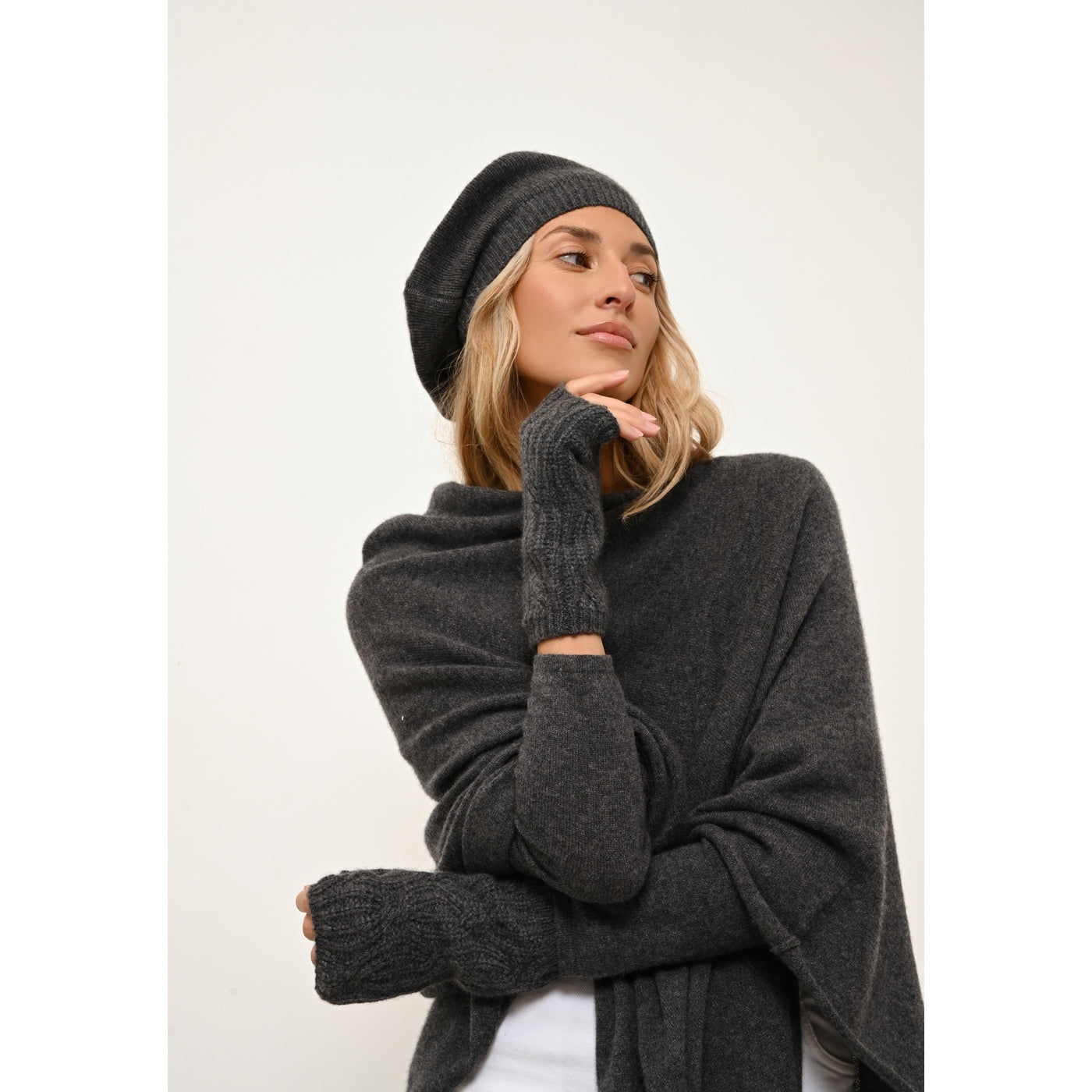 6-Ply Mittens - Bale - Marl Anthracite