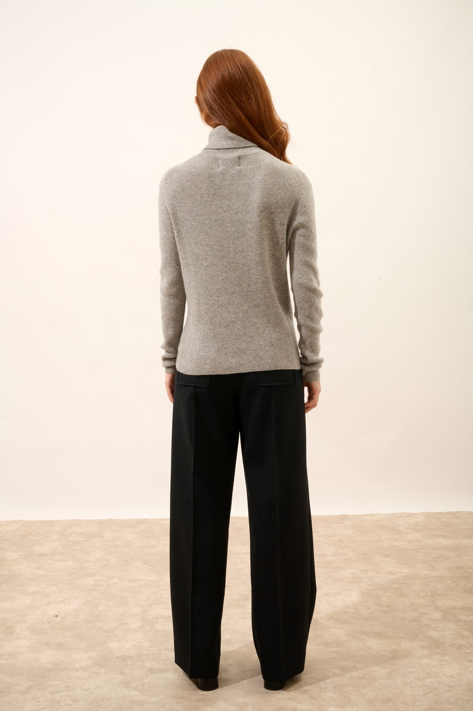 Roll-Neck Jumper - Lanais - Marl Cloud