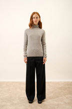 Roll-Neck Jumper - Lanais - Marl Cloud