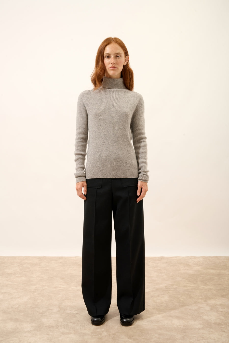 Roll-Neck Jumper - Lanais - Marl Cloud