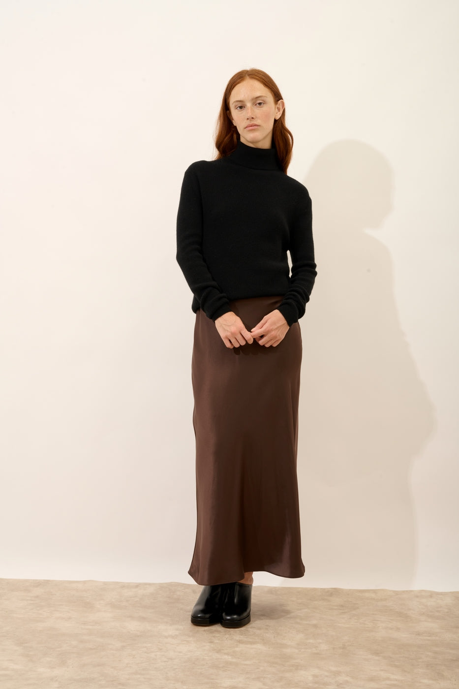 Jersey de Cuello Vuelto - Lanais - Negro