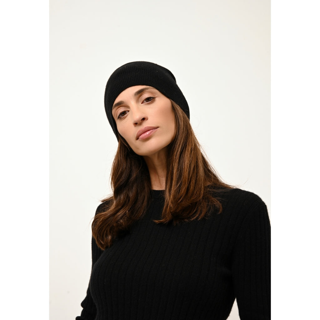 Crew-Neck Jumper - Avana - Black
